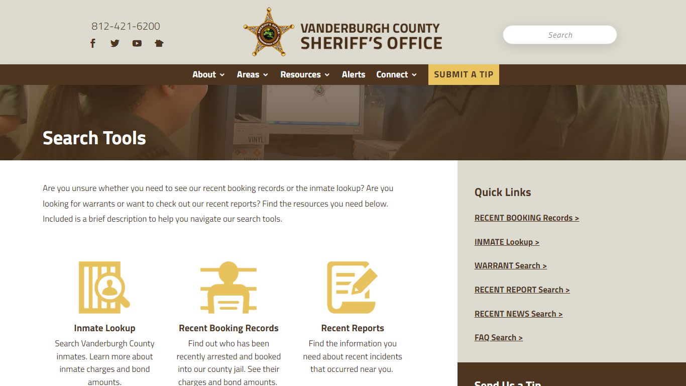 Search - Bookings, Inmates, Reports - Vanderburgh County ...